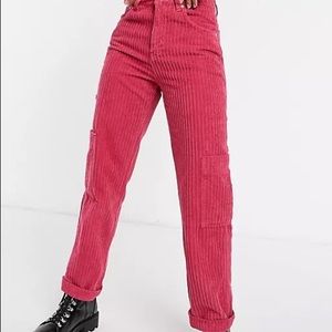 Ragged Priest Red Corduroy Kickers sz 34